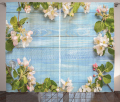 Fresh Flower Pattern Curtain