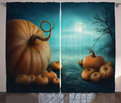 Nightmare Halloween Curtain