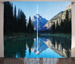 Mountain Reflection on Lake Curtain