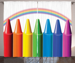 Painting Craft and Rainbow Curtain