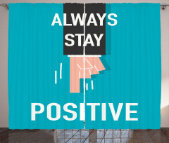 Always Stay Words Curtain