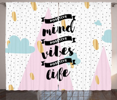 Mind Vibes Life Curtain