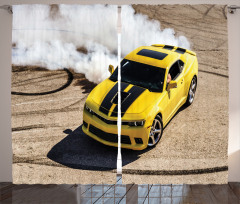 Racer Speedy Sports Car Curtain