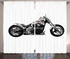 Motorbike Power Ride Curtain