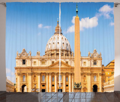 Historic St. Peter's Photo Curtain