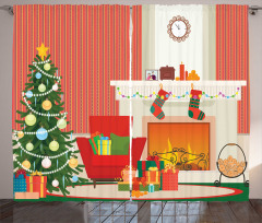 Christmas Essential Room Curtain