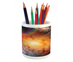 Universe and Electricity Pencil Pen Holder