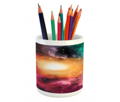 Galaxy Stardust Cosmos Pencil Pen Holder