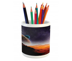 Solar Sky Orbit Comet Pencil Pen Holder