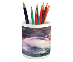 Scenery Art Pencil Pen Holder