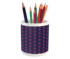 Jungle Leaves Pencil Pen Holder