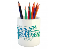 Funky Modern Lettering Pencil Pen Holder