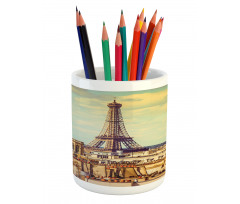 Paris Cityscape Pencil Pen Holder