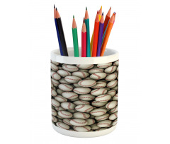 Baseball Sport Emblem Pencil Pen Holder