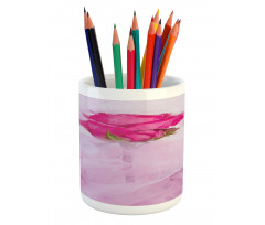 Floral Fine Art Pencil Pen Holder