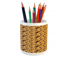 Aboriginal Pattern Pencil Pen Holder