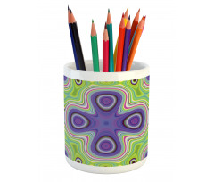 Hypnotic Motifs Scene Pencil Pen Holder