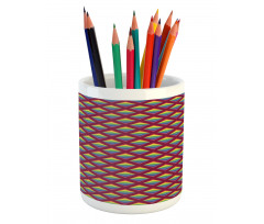 Energetic Rainbow Pencil Pen Holder