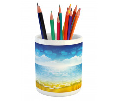 Sea Horizon Coast Pencil Pen Holder