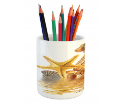 Sea Shells and Starfish Pencil Pen Holder