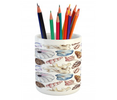 Seashell Coral Reef Pencil Pen Holder