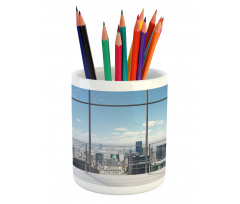 City Modern Landscape Pencil Pen Holder