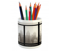 Philadelphia City Roof Pencil Pen Holder