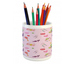 Flora Fashion Lollipop Pencil Pen Holder