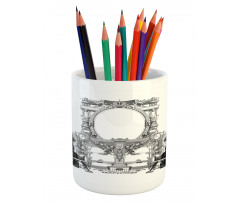 Roman Design Pencil Pen Holder