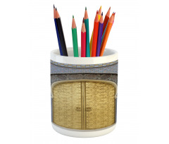 Antique Doors Pencil Pen Holder