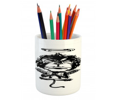 Angelic Monkey with Wings Pencil Pen Holder