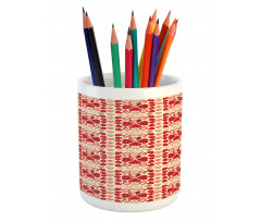 Passion Hearts Pencil Pen Holder