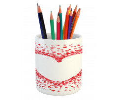 Tiny Hearts Pencil Pen Holder