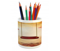 Hummingbird Peace Pencil Pen Holder