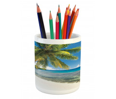 Island Paradise for Travelers Pencil Pen Holder