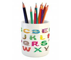 Childish Monster Letters Pencil Pen Holder