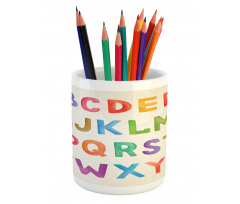 Watercolor Educational Pencil Pen Holder