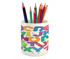 Gouache Brush Letters Pencil Pen Holder