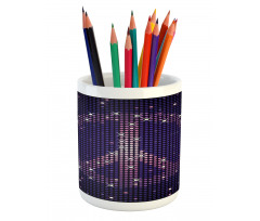 Peace Sign Pencil Pen Holder