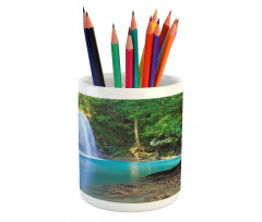 Asia Thailand Jungle Trees Pencil Pen Holder