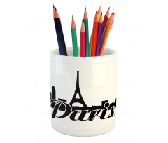 Paris and Cityscape Pencil Pen Holder