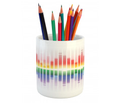 Vibrant Colors Club Disco Pencil Pen Holder