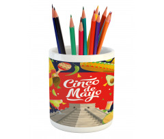 Mexico Celebration Pencil Pen Holder