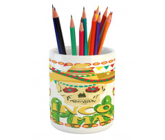 Skull Maracas Pencil Pen Holder