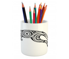 Abstract Ornate Kangaroo Pencil Pen Holder