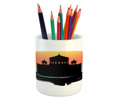 Slavic Architecture Art Pencil Pen Holder