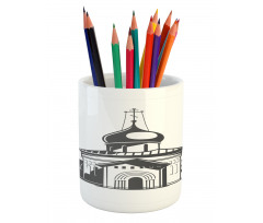 Slavic Style Architecture Pencil Pen Holder