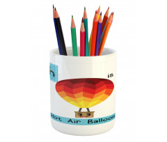 Education Alphabet Pencil Pen Holder