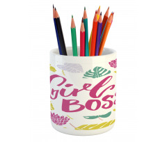 Feminism Calligraphy Art Pencil Pen Holder