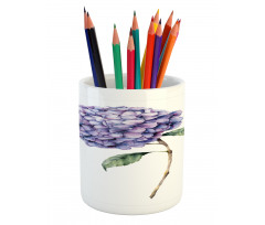 Fine Art Paint of Flower Pencil Pen Holder